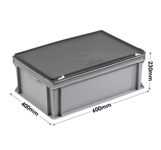 3-201-0-CASE Grey Range Euro Container Case - 40 Litres