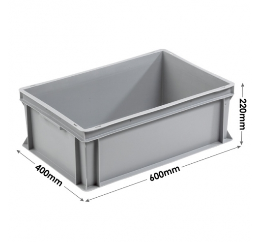 3-201-0 Grey Range Euro Container - 40 litres