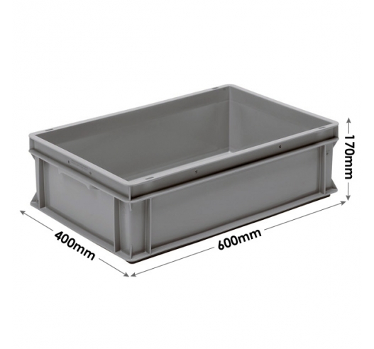 3-208-0 Grey Range Euro Container - 30 litres