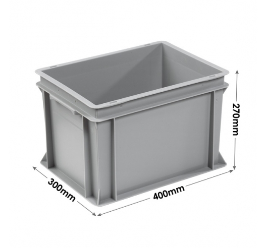 3-212-0 Grey Range Euro Container - 25 litres