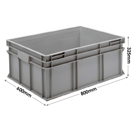 3-220-0 Grey Range Euro Container - 134 Litres