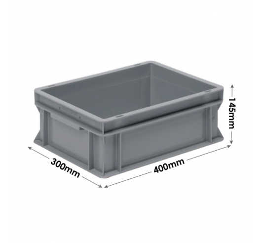 3-4313-53 Grey Range Euro Container 12 Litres