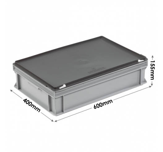 3-6413-186-CASE Grey Range Euro Container Case - 26 Litres