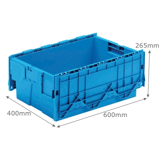 43-6426 Blue Range Attached Lid Containers 50 Litres