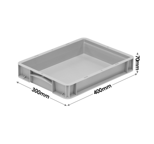 400 x 300 x 70mm Euro Stacking Container Tray
