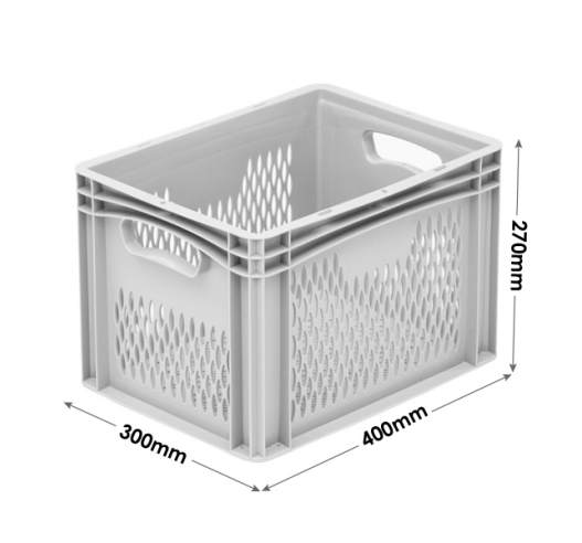 Ventilated Euro Container for Optimal Air Flow