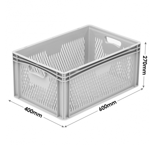 Deep Stackable Container with Air Holes