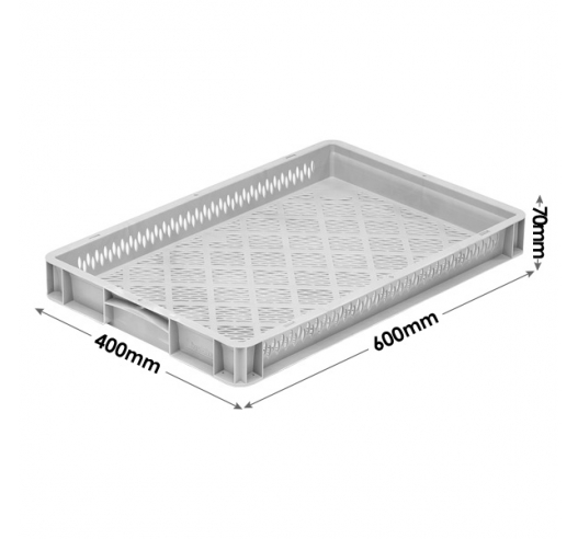 Ventilated Euro Tray 70mm High