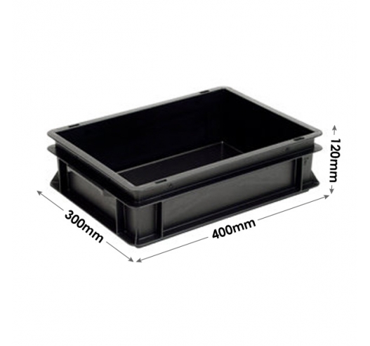 Euro Conductive Container 10 Litre (400 x 300 x 120mm)