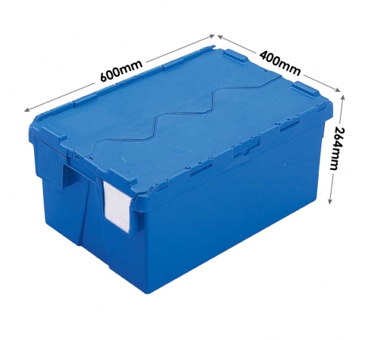 48 Litre Attached Lid Container