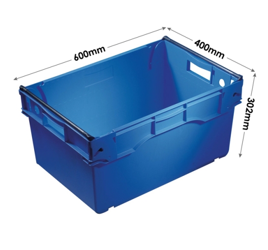 Dual Height Bale Arm Container - 54 Litre