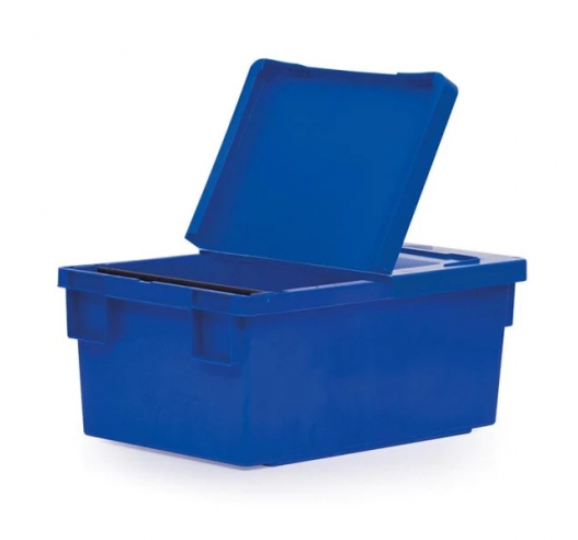 Folding Hinged Lid for Storage Boxes