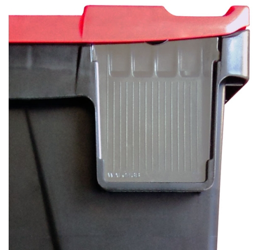 Clear Label Holder For 24 Litre Plastic Hinged Lid Crates