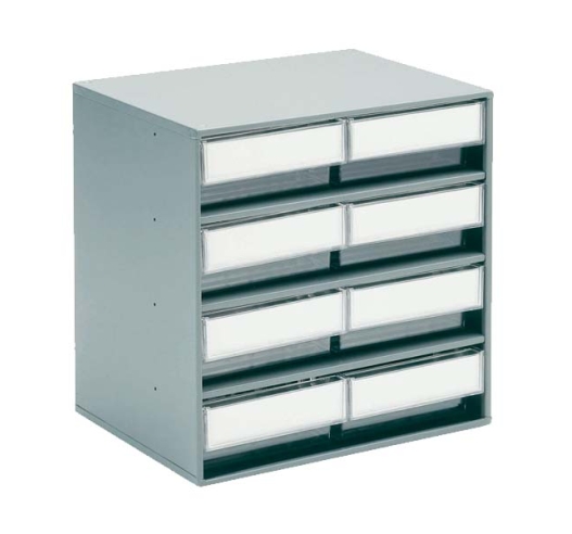 Storage Bin Cabinet - 8 Bins