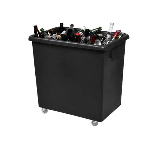 Black Bar Truck Bottle Skips And Bar Trolleys