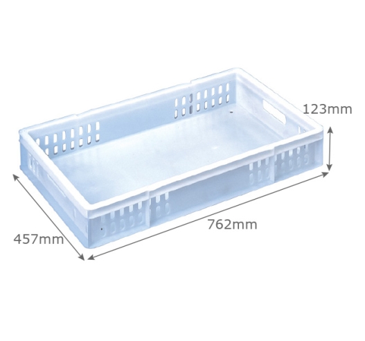 Confectionery Tray 32 Litre Vented-Sides