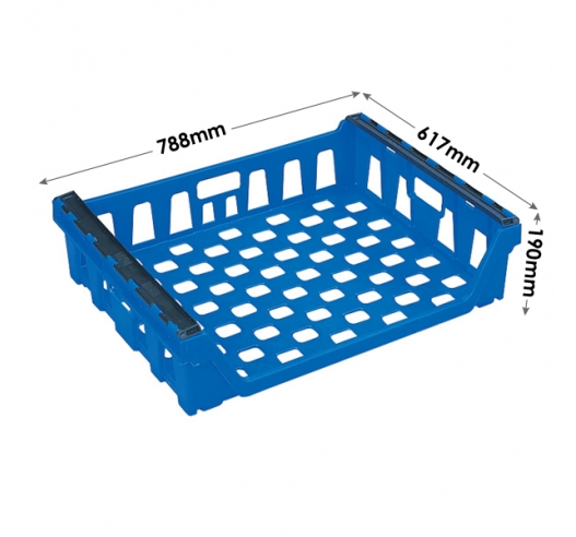 Plastic Stacking and Nesting Bread Trays