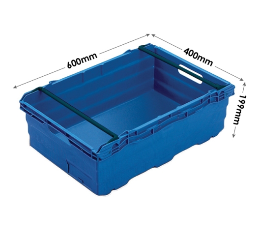 35 Litre Bale Arm Maxinest Container in Blue