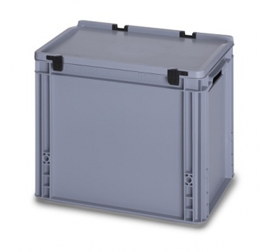 30 Litre Plastic Container with Lid (Euro/Stacking) ED43-32