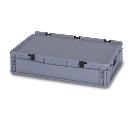 24 Litre Plastic Container with Lid (Euro/Stacking) ED64-12