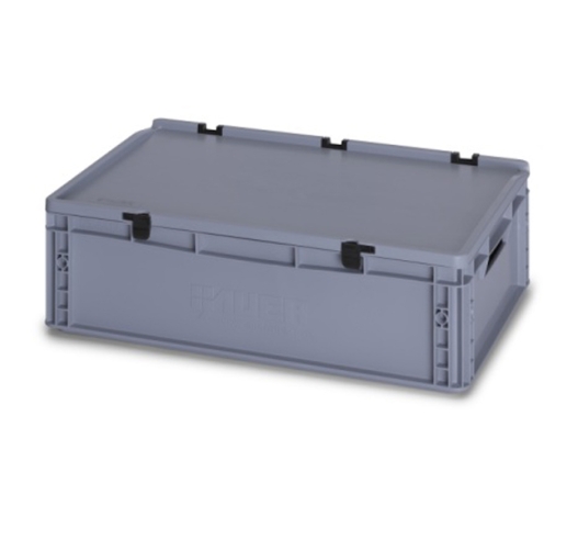 35 Litre Plastic Container with Lid (Euro/Stacking) ED64-17