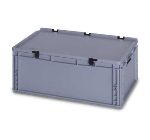 45 Litre Plastic Container with Lid (Euro/Stacking) ED64-22