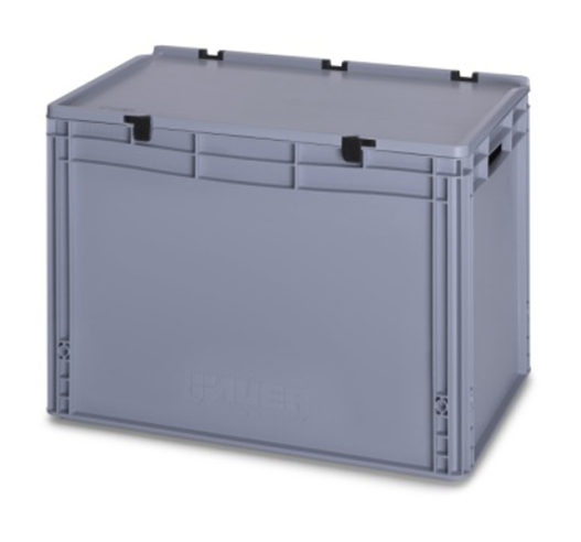 88 Litre Plastic Container with Lid (Euro/Stacking) ED64-42