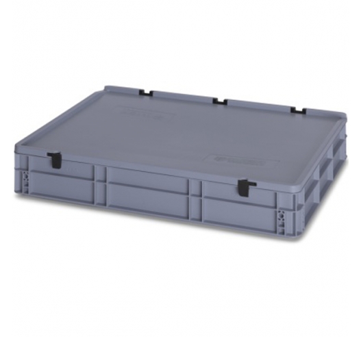 45 Litre Plastic Container with Lid (Euro/Stacking) ED86-12HG