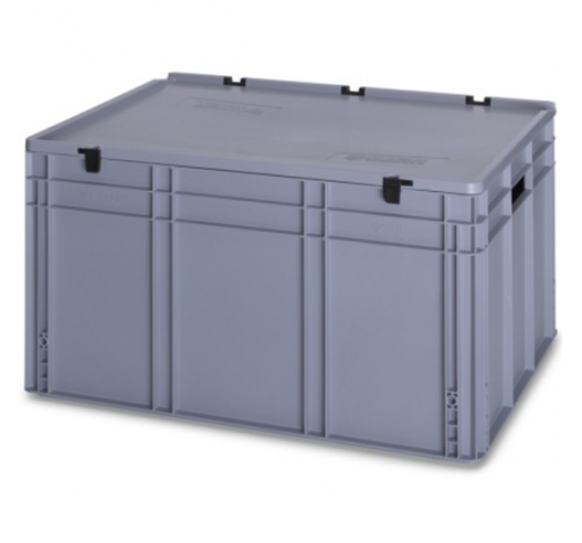 172 Litre Plastic Container with Lid (Euro/Stacking) ED86-42