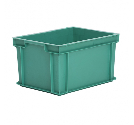 Stackable Plastic Euro Container In Green