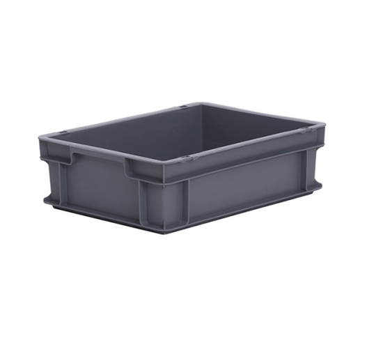 Grey Euro Container 120mm High with 11 Litre Capacity