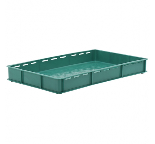 Green Vented Stacking Confectionery Tray