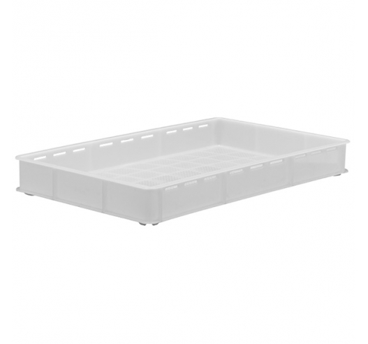 White Vented Stacking Confectionery Tray