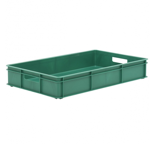 Green Stacking Confectionery Tray Solid Sides And Base