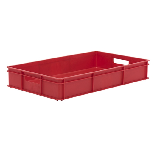 Red Stacking Confectionery Tray solid sides and base