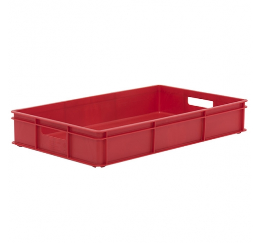 Red Stacking Confectionery Tray Solid Sides And Base