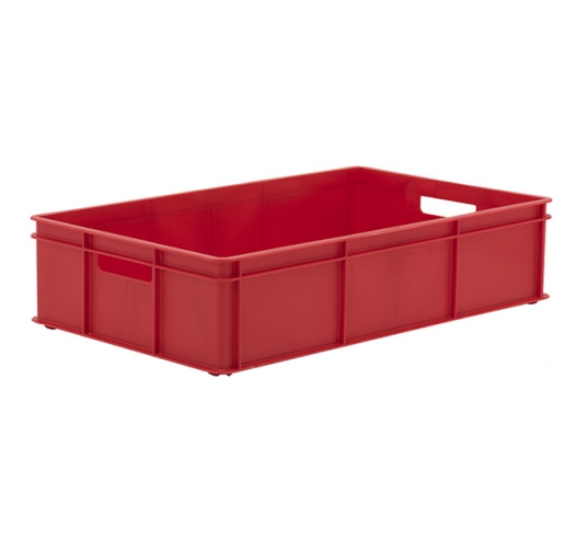 Red Stacking Confectionery Tray Solid Sides And Base