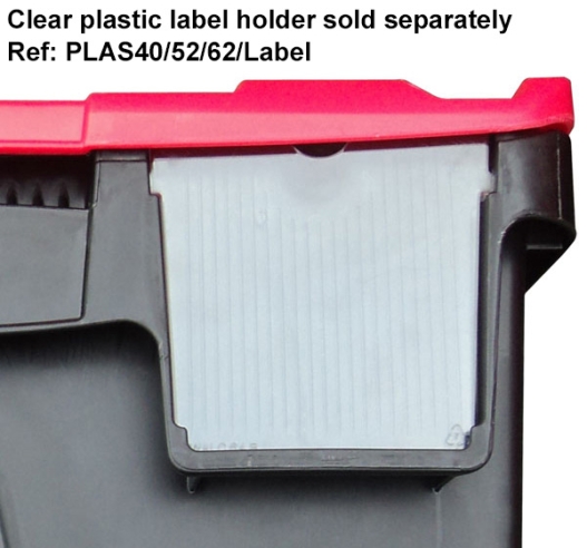 PLAS40 Plastor Label Holder (Clear Plastic)