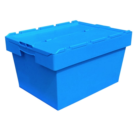 Large Storage Boxes with Hinged Lids