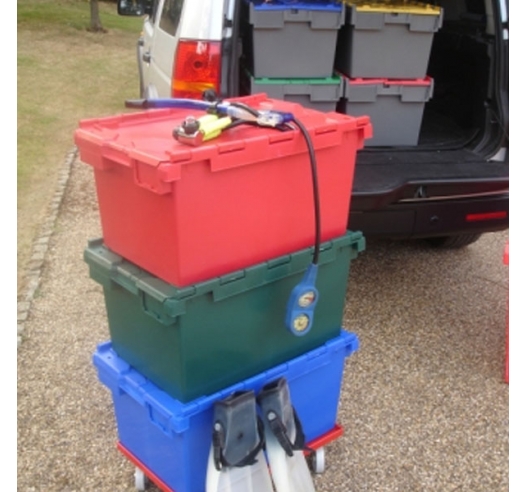 Container ideal for scuba gear, also known as Gulper box