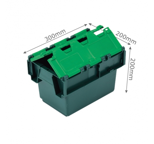 6 Litre Attached Lid Crate