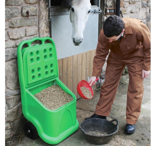 Animal Feed Cart on Wheels