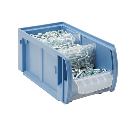 300mm Deep Kanban Picking Bin (CTB Range) with Cross Dividers and Feeder