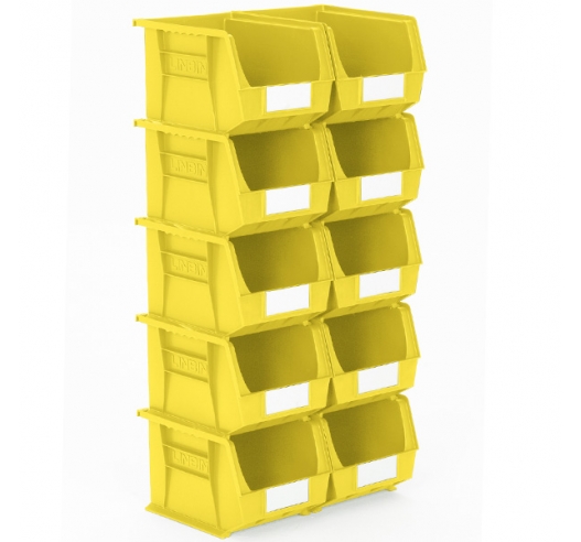 Yellow Plastic Linbins Size 6