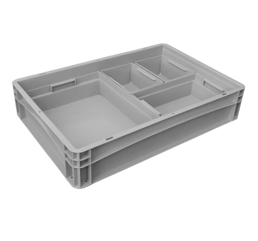 1/4 insert partition container for euro containers