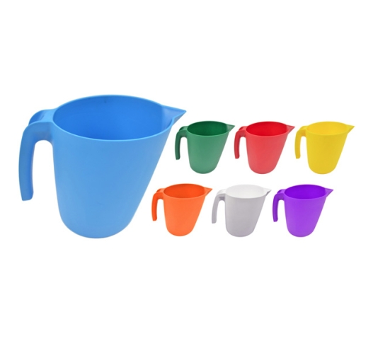 Coloured Green, Blue, Yellow, Orange, White, Purple, Red Pouring Jug