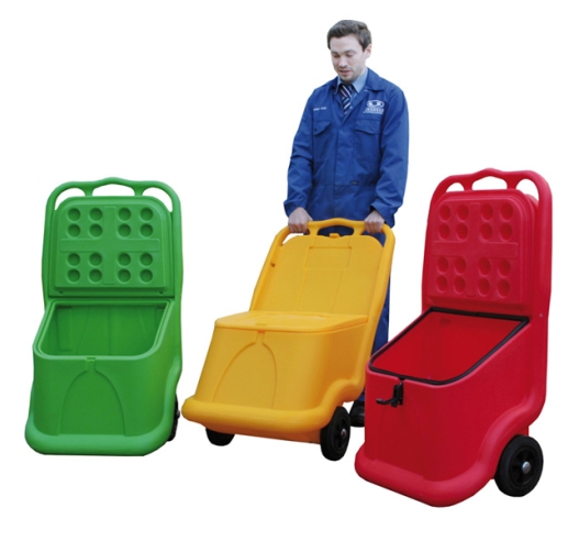 Coloured Plastic Mobile Cart