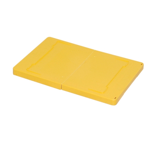 Yellow Folding Hinged Lid for Storage Boxes
