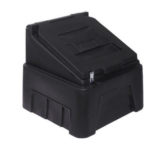 Black 200 Litre Grit Bin