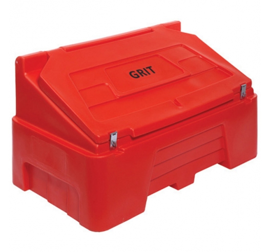 Red 400 Litre Grit Bin